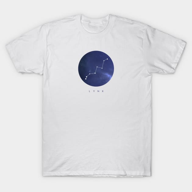 Lynx Constellation T-Shirt by clothespin